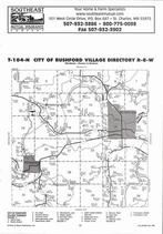 Rushford Township, Peterson, Directory Map, Fillmore County 2006
